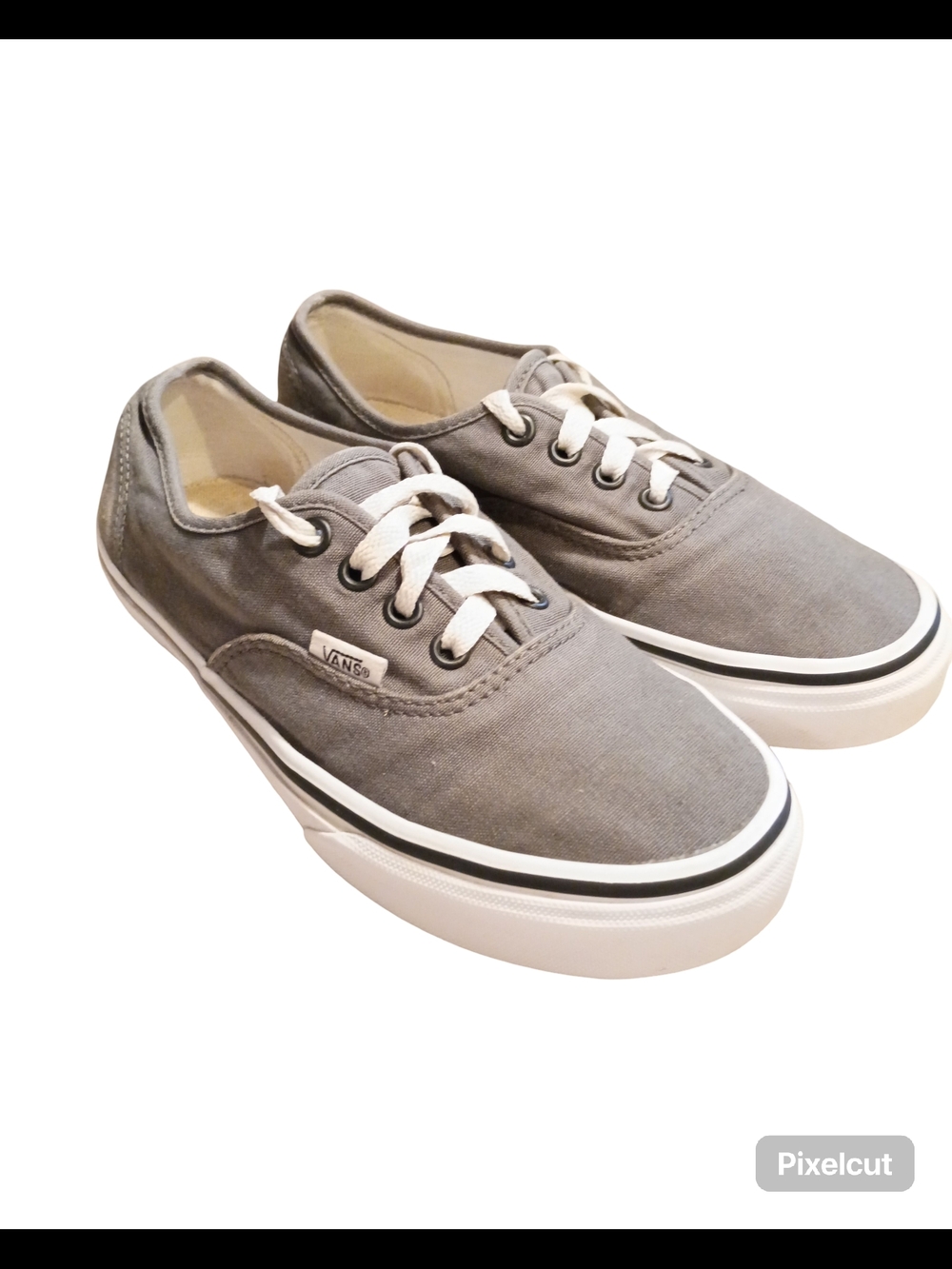 Vans Authentic sneakers | Pewter gray & White | Women's 7/Men's 5.5